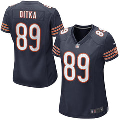 Mike Ditka Chicago Bears Women's Retired Game Jersey - Navy Blue 2019