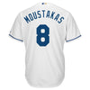 Image of Mike Moustakas Kansas City Royals Majestic Cool Base Player Jersey - White 2019