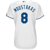 Image of Mike Moustakas Kansas City Royals Majestic Women's Cool Base Player Jersey - White 2019