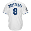 Image of Mike Moustakas Kansas City Royals Majestic World Series Replica Cool Base Jersey - White 2019