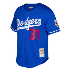 Mike Piazza Los Angeles Dodgers Mitchell & Ness Cooperstown Collection Mesh Batting Practice Jersey - Royal 2019