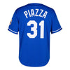 Image of Mike Piazza Los Angeles Dodgers Mitchell &amp; Ness Cooperstown Collection Mesh Batting Practice Jersey - Royal 2019