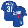 Image of Mike Piazza Los Angeles Dodgers Mitchell &amp; Ness Youth Cooperstown Collection Mesh Batting Practice Jersey – Royal 2019