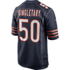 Image of Mike Singletary Chicago Bears Retired Player Game Jersey - Navy 2019