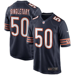 Mike Singletary Chicago Bears Retired Player Game Jersey - Navy 2019