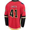 Image of Mike Smith Calgary Flames Breakaway Player Jersey – Red 2019