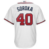 Image of Mike Soroka Atlanta Braves Majestic 2019 Home Cool Base Player Jersey – White 2019