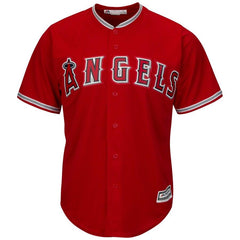 Mike Trout Los Angeles Angels Majestic Cool Base Player Jersey - Scarlet 2019