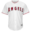 Image of Mike Trout Los Angeles Angels Majestic Cool Base Player Jersey - White 2019