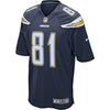 Image of Mike Williams Los Angeles Chargers Game Jersey - Navy 2019