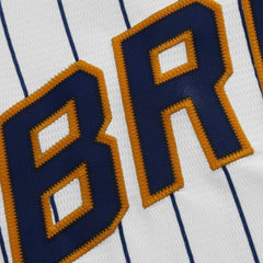 Milwaukee Brewers Majestic Official Cool Base Jersey - White - 2019