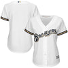 Image of Milwaukee Brewers Majestic Women's Cool Base Jersey - White 2019