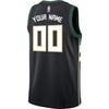 Image of Milwaukee Bucks Swingman Custom Jersey Black - Statement Edition 2019