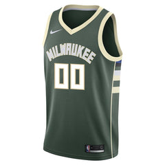 Milwaukee Bucks Swingman Custom Jersey Green - Icon Edition 2019