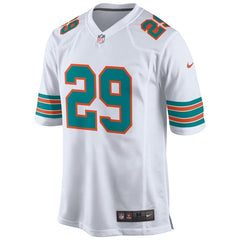 Minkah Fitzpatrick Miami Dolphins Throwback Game Jersey – White 2019