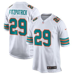 Minkah Fitzpatrick Miami Dolphins Throwback Game Jersey – White 2019