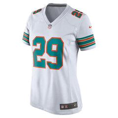 Minkah Fitzpatrick Miami Dolphins Women's Throwback Game Jersey – White 2019