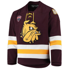 Minnesota Duluth Bulldogs Replica Hockey Jersey – Maroon 2019