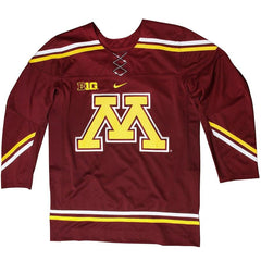 Minnesota Golden Gophers Twill Hockey Jersey - Maroon 2019