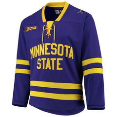 Minnesota State University, Mankato Replica Hockey Jersey – Purple 2019