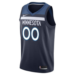 Minnesota Timberwolves Swingman Custom Jersey Navy - Icon Edition 2019