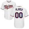 Image of Minnesota Twins Majestic Cool Base Custom Jersey - White 2019