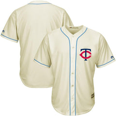 Minnesota Twins Majestic Cool Base Ivory Fashion Team Jersey - Cream 2019