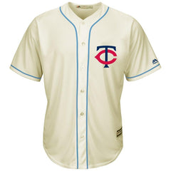 Minnesota Twins Majestic Cool Base Ivory Fashion Team Jersey - Cream 2019