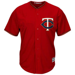 Minnesota Twins Majestic Official Cool Base Jersey - Scarlet 2019