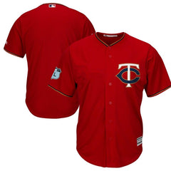 Minnesota Twins Majestic Spring Training Cool Base Team Jersey - Scarlet 2019