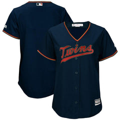 Minnesota Twins Majestic Women's Alternate Cool Base Team Jersey - Navy 2019