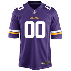 Minnesota Vikings Custom Game Jersey - Purple 2019