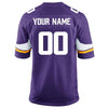 Image of Minnesota Vikings Custom Game Jersey - Purple 2019