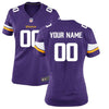 Image of Minnesota Vikings Women's Custom Game Jersey - Purple 2019