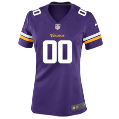 Minnesota Vikings Women's Custom Game Jersey - Purple 2019