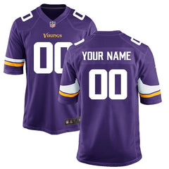 Minnesota Vikings Youth Custom Game Jersey 2019