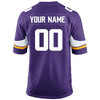 Image of Minnesota Vikings Youth Custom Game Jersey 2019