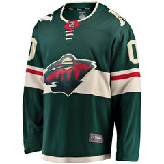 Minnesota Wild Home Breakaway Custom Jersey - Green 2019