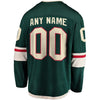 Image of Minnesota Wild Home Breakaway Custom Jersey - Green 2019