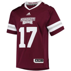 Mississippi State Bulldogs  Premier Football Jersey - Maroon 2019