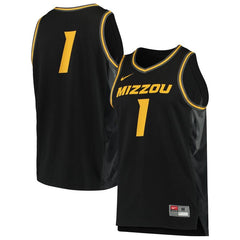 Missouri Tigers College Replica Basketball Jersey – Black 2019