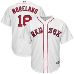 Mitch Moreland Boston Red Sox Majestic Home Cool Base Replica Player Jersey - White 2019