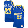 Image of Mitch Richmond Golden State Warriors Mitchell &amp; Ness 1990-91 Hardwood Classics Swingman Jersey – Royal 2019