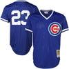 Image of Mitchell &amp; Ness Ryne Sandberg Chicago Cubs Cooperstown Collection Throwback Replica Jersey - Royal Blue 2019