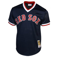 Mitchell & Ness Ted Williams Boston Red Sox 1990 Cooperstown Collection Batting Practice Jersey - Navy Blue 2019