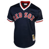 Image of Mitchell &amp; Ness Ted Williams Boston Red Sox 1990 Cooperstown Collection Batting Practice Jersey - Navy Blue 2019