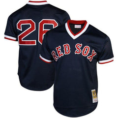 Mitchell &amp; Ness Wade Boggs Boston Red Sox 1992 Cooperstown Collection Batting Practice Jersey - Navy Blue 2019