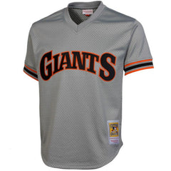 Mitchell & Ness Will Clark San Francisco Giants 1989 Cooperstown Collection Batting Practice Jersey - Gray 2019