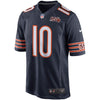 Image of Mitchell Trubisky Chicago Bears 100th Season Game Jersey – Navy 2019