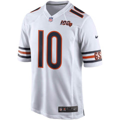 Mitchell Trubisky Chicago Bears 100th Season Game Jersey – White 2019